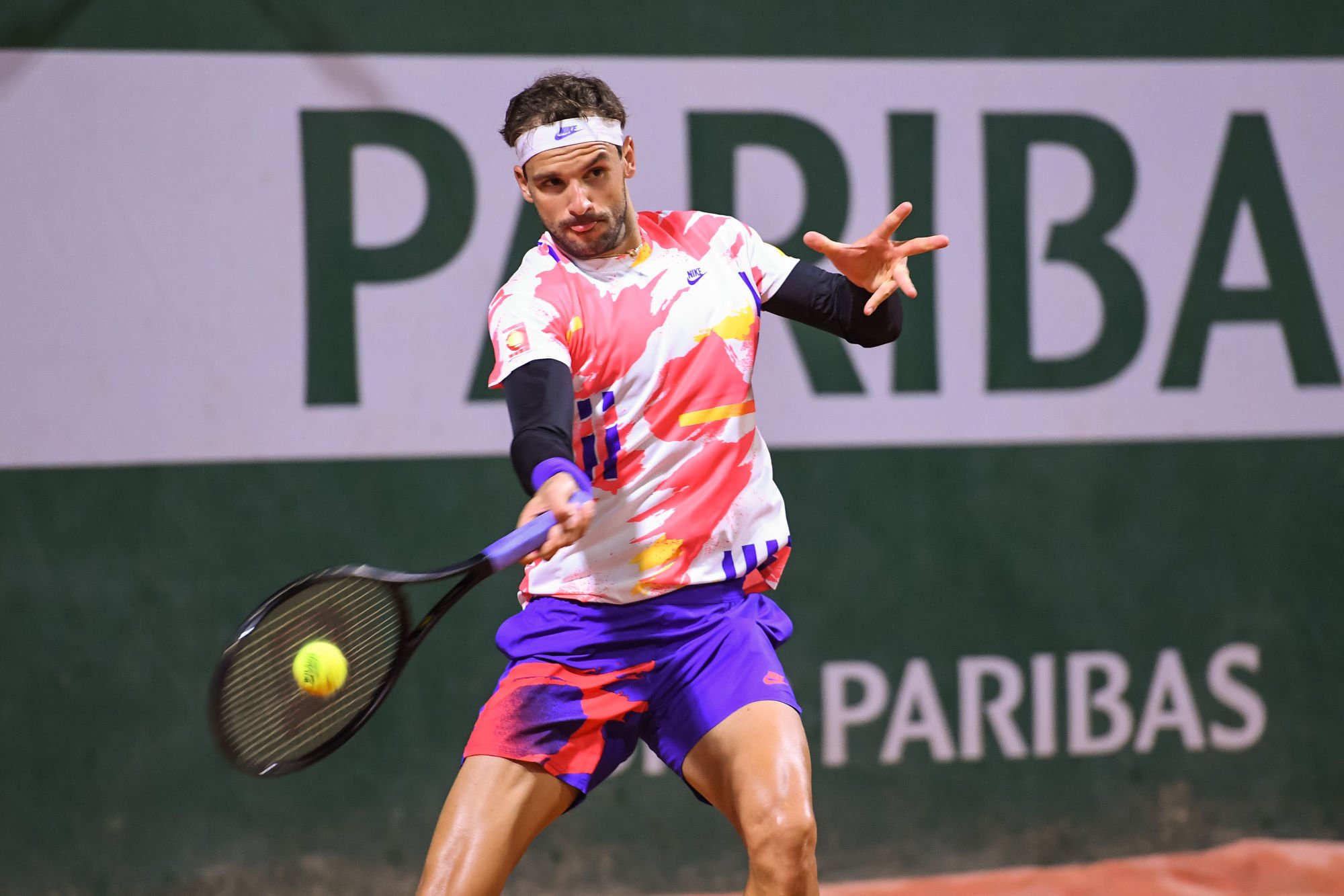 (Photo by Baptiste Fernandez/Icon Sport) - Grigor DIMITROV - Roland Garros - Paris (France)