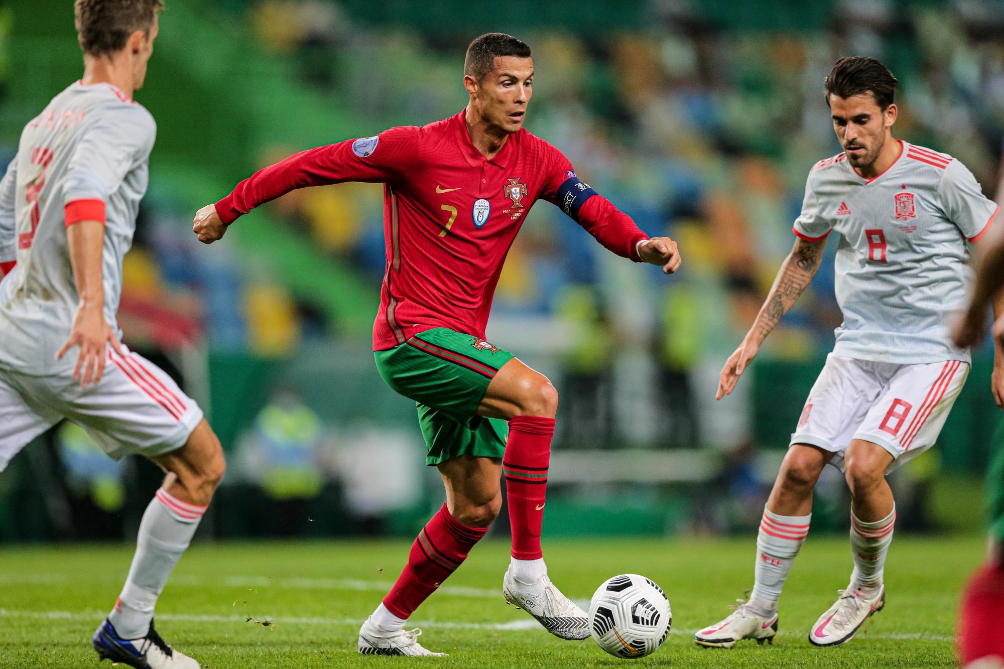 Photo by Icon Sport - Cristiano RONALDO - Dani CEBALLOS - Estàdio da Luz - Lisbonne (Portugal)