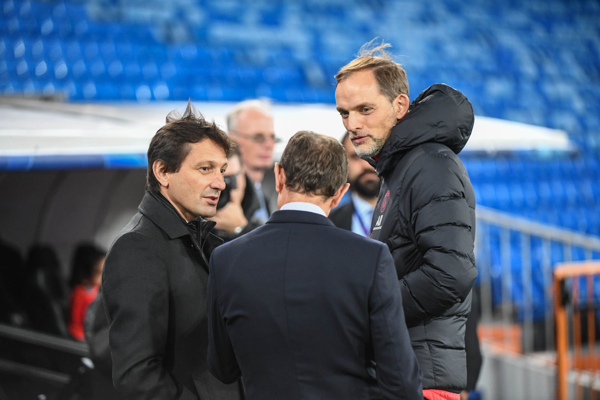 LEONARDO et Thomas TUCHEL - PSG (Photo by Anthony Dibon/Icon Sport)