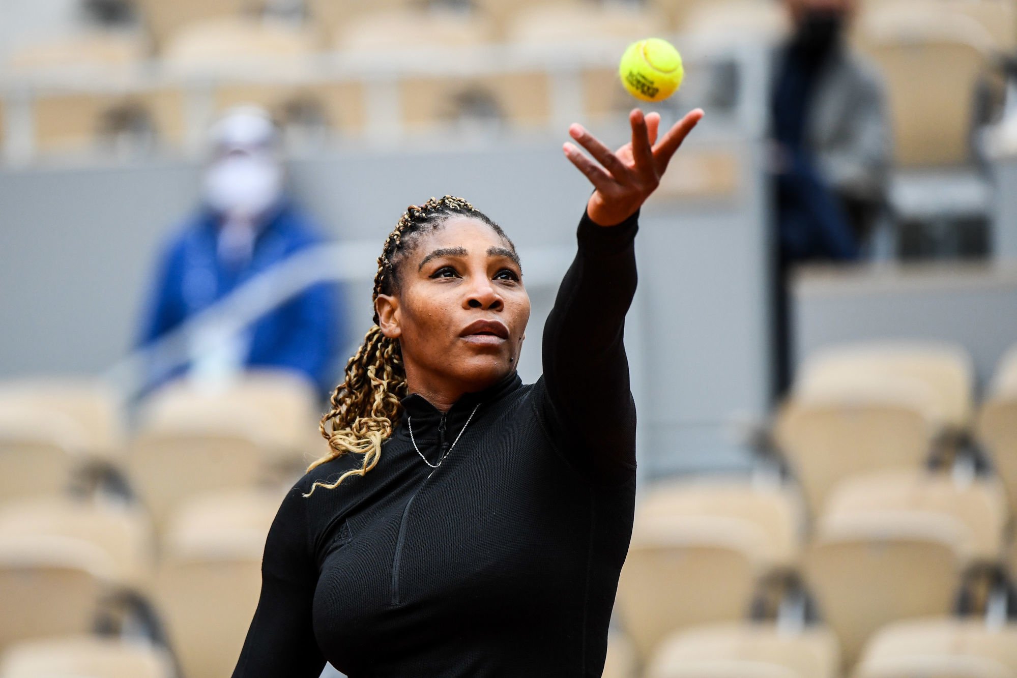 (Photo by Anthony Dibon/Icon Sport) - Serena WILLIAMS - Roland Garros - Paris (France)