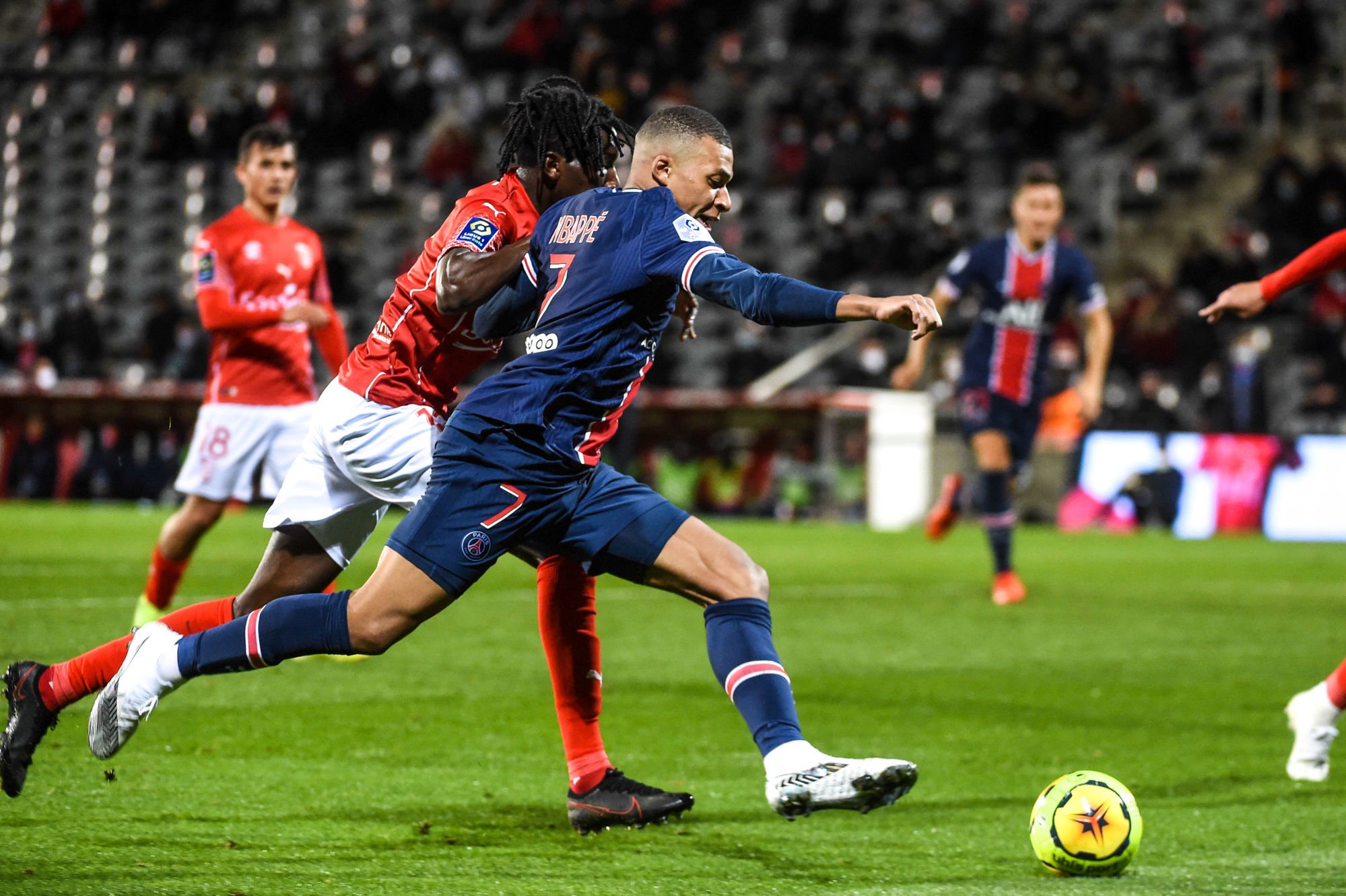 Kylian MBAPPE (Photo by Alexandre Dimou/Icon Sport) - Stade des Costières - Nimes (France)