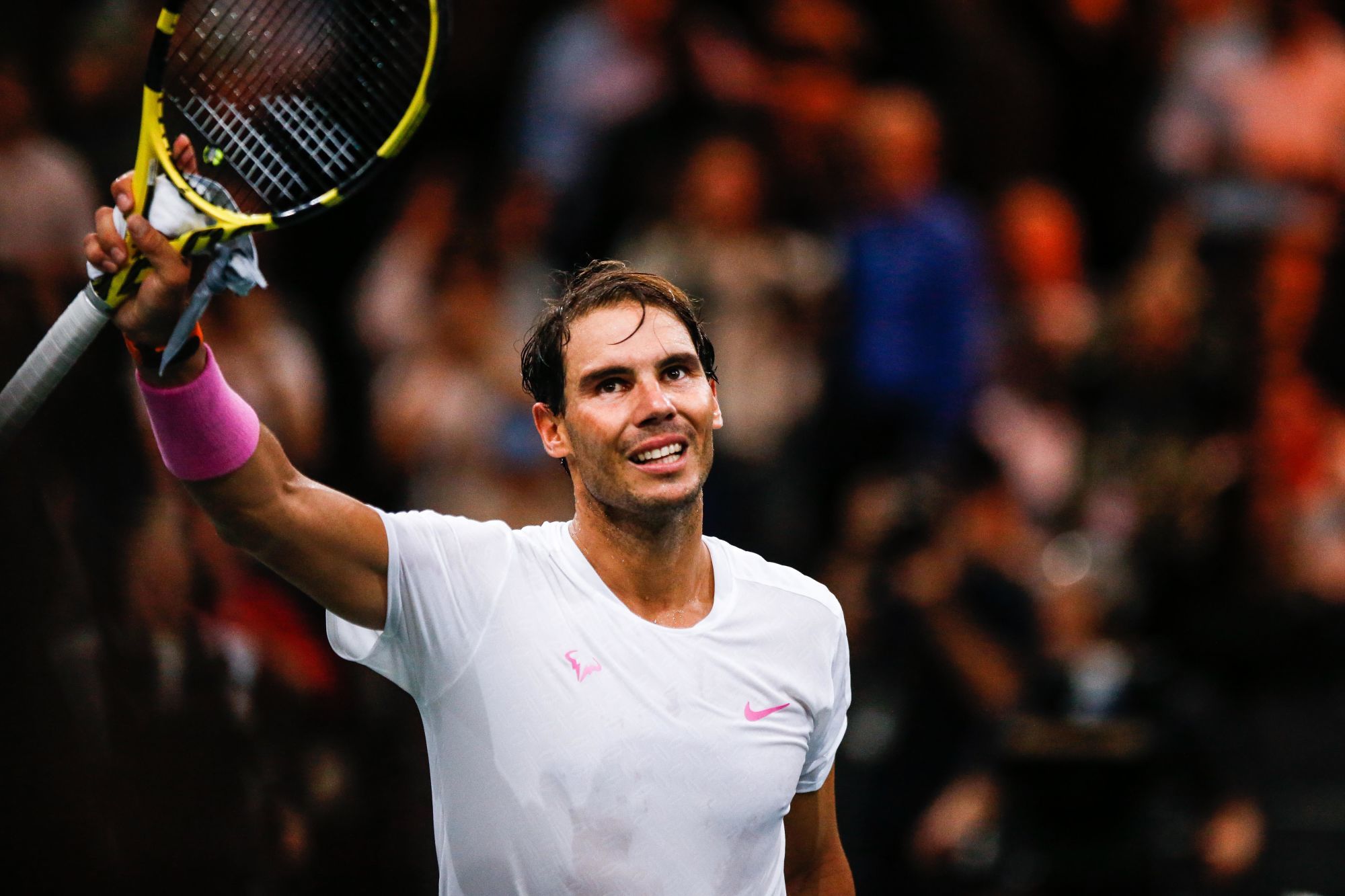 (Photo by Johnny Fidelin/Icon Sport) - Rafael NADAL - Bercy AccorHotels Arena - Paris (France)