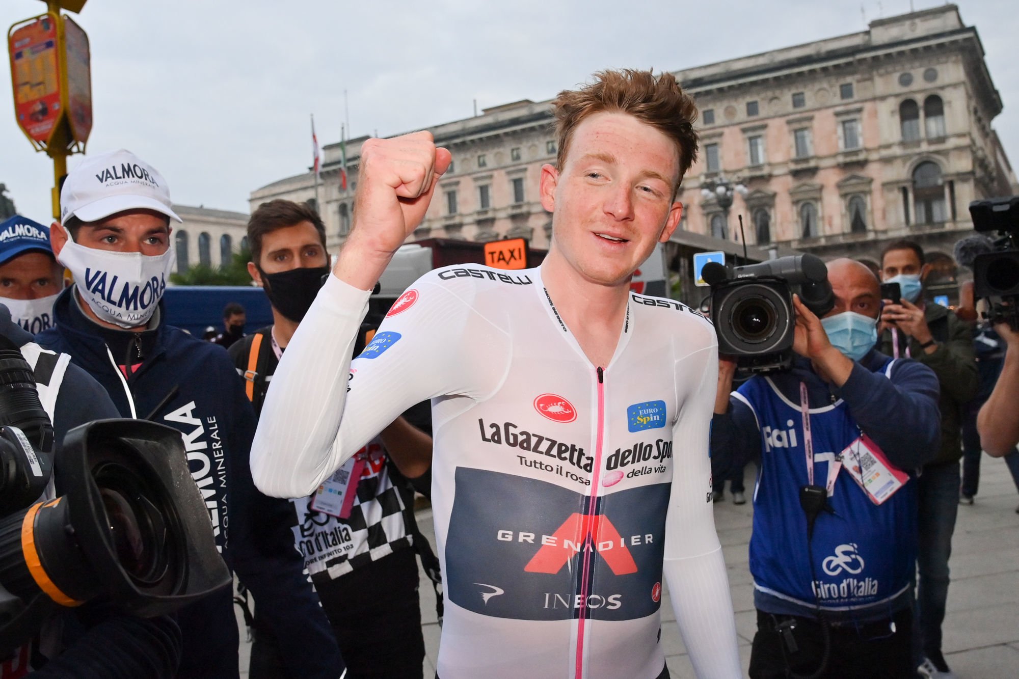 In the pic: Geoghegan Hart wins Giro 
By Icon Sport