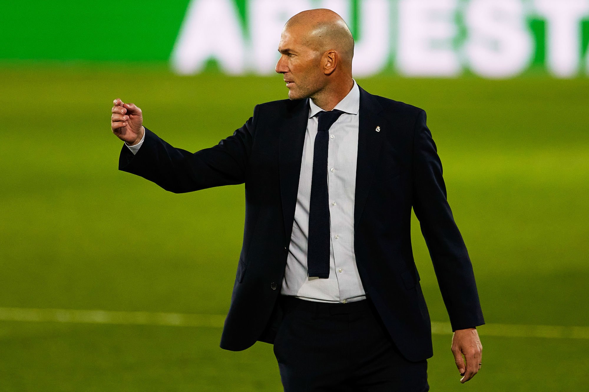 Real Madrid - Zinedine Zidane   (Photo by Ruben Albarrán/Pressinphoto/Icon Sport)