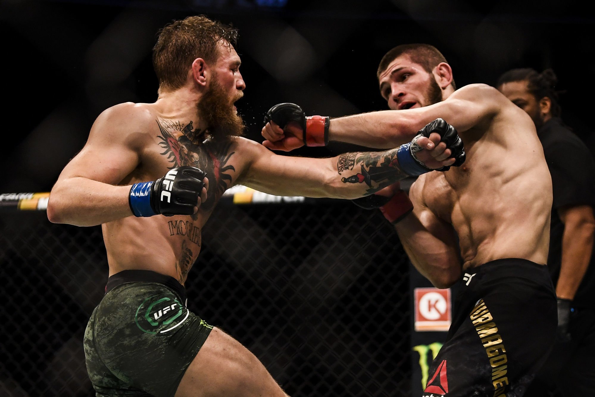 Conor McGregor et Khabib Nurmagomedov Photo by Stephen McCarthy/Sportsfile / Icon Sport