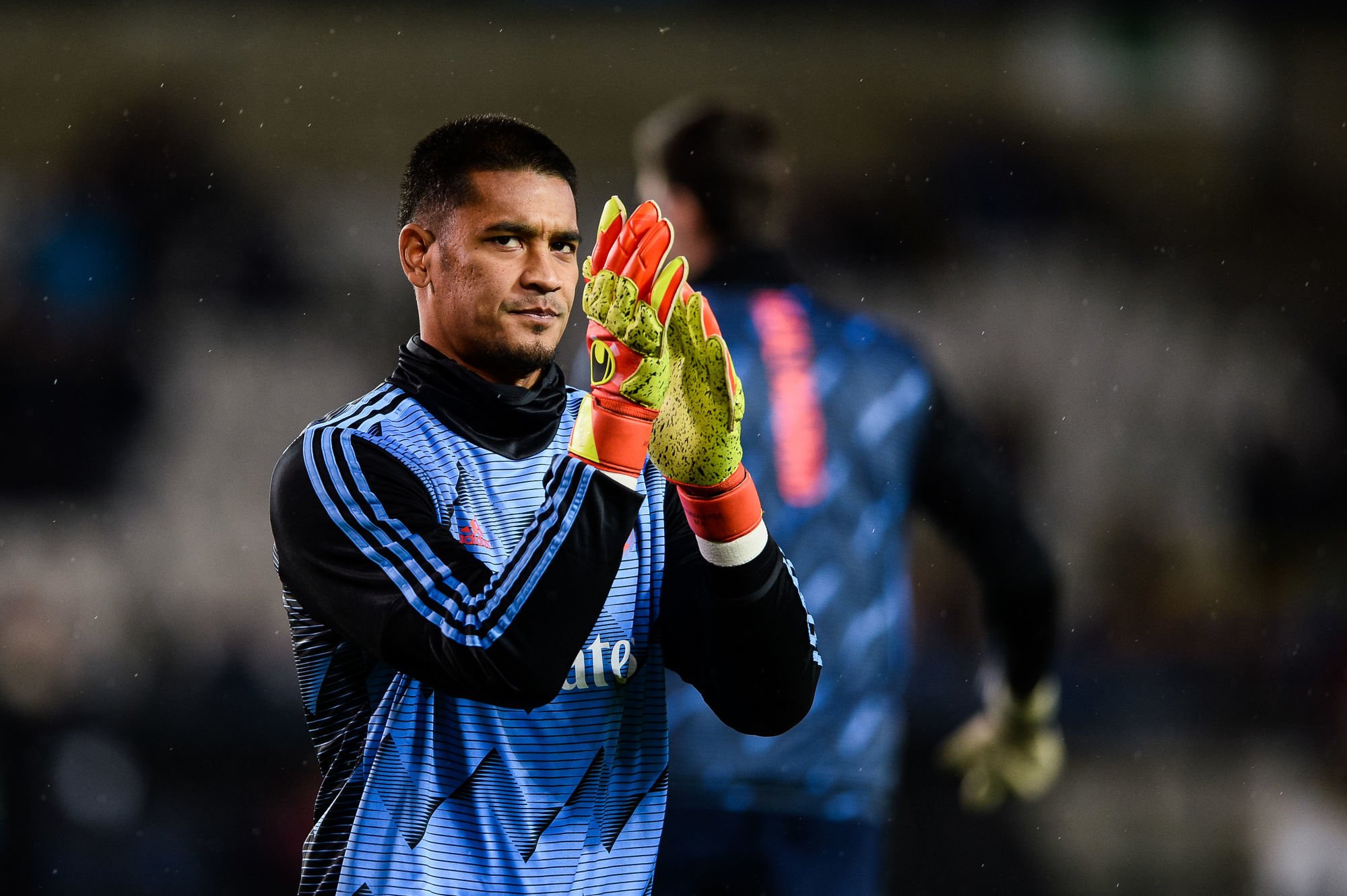 Alphonse AREOLA of Real Madrid before the UEFA Champions League Group A match between Club Brugge and Real Madrid at Jan Breydel Stadium on December 11, 2019 in Brugge, Belgium. (Photo by Baptiste Fernandez/Icon Sport) - Alphonse AREOLA - Jan Breydel Stadium - Bruges (Belgique)