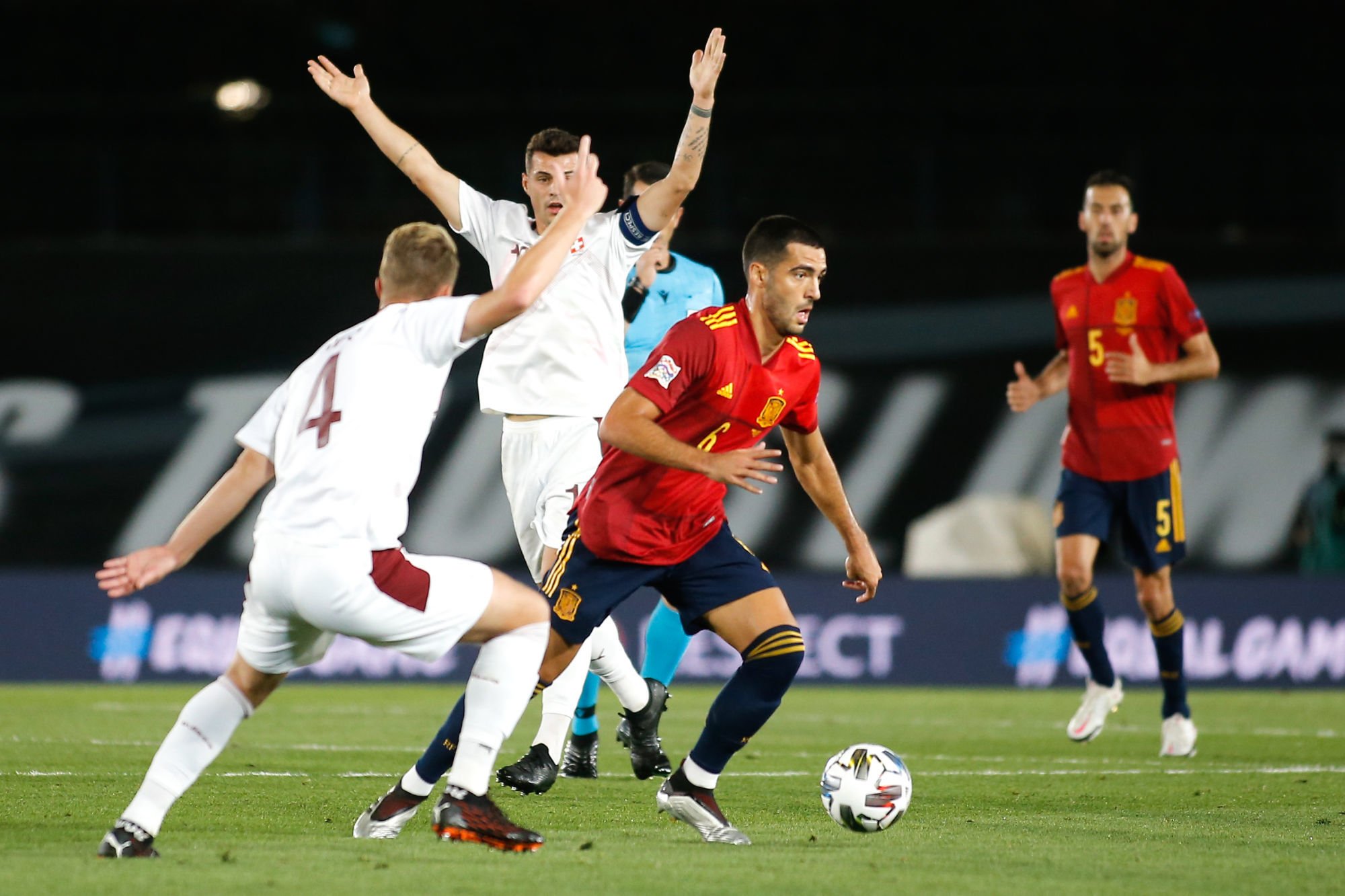 Mikel Merino of Spain during the UEFA Nations League match, League A, goup 4 between Spain and Switzerland played at Alfredo Di Stefano Stadium on October 10, 2020 in Madrid, Spain
Photo : Icon Sport