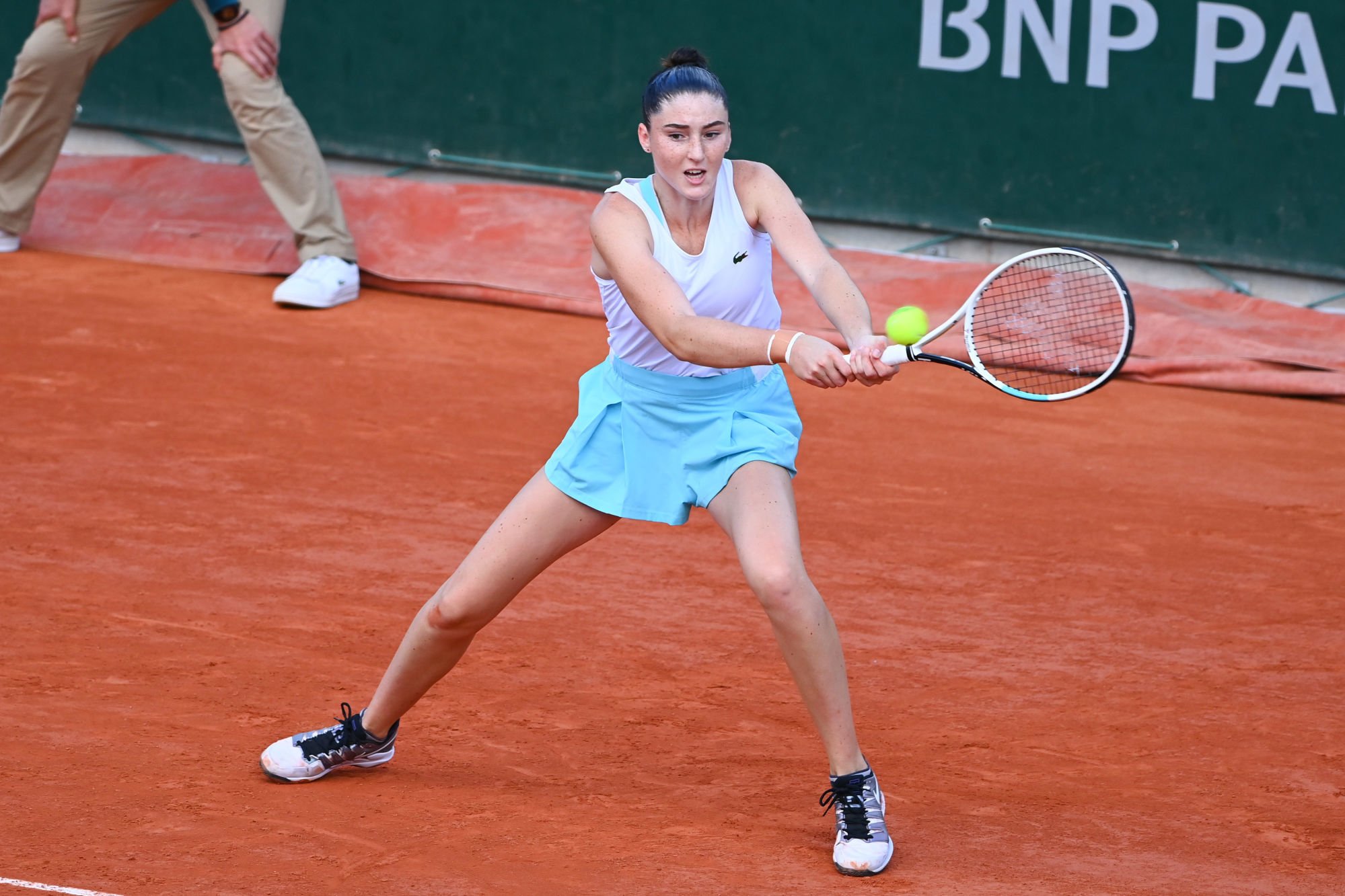 Elsa JACQUEMOT of France during the day fourteen women's final Roland Garros on October 10, 2020 in Paris, France. (Photo by Anthony Dibon/Icon Sport) - Roland Garros - Paris (France)