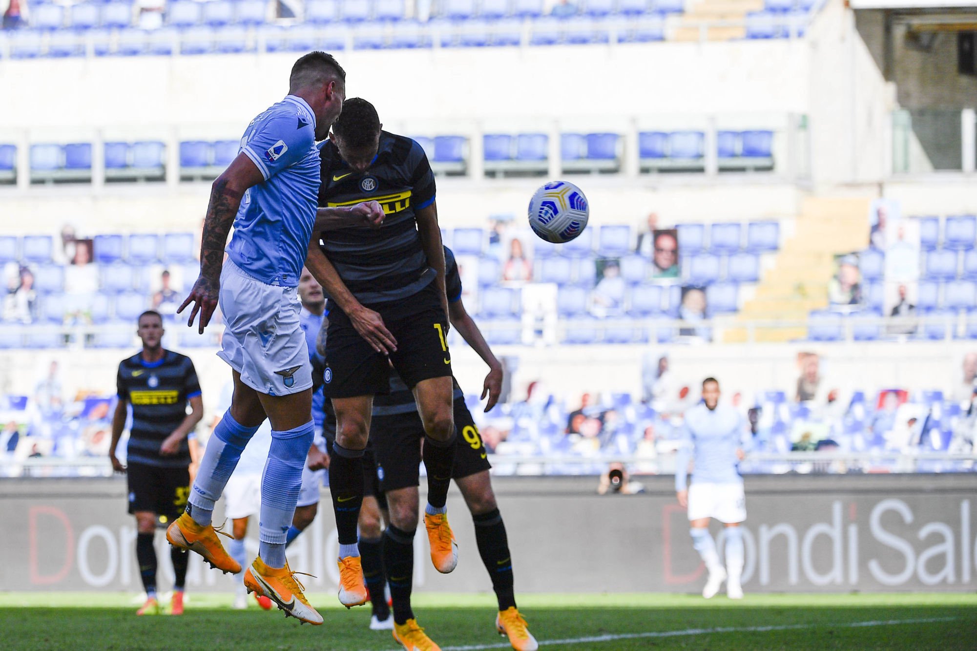 Foto Fabrizio Corradetti / LaPresse
04 Ottobre 2020 Roma, Italia
sport calcio
Lazio vs Inter - Campionato di calcio Serie A TIM 2020/2021 - Stadio Olimpico. 
Nella foto: gol di Sergej Milinkovic-Savic (Lazio) 1-1

Photo Fabrizio Corradetti / LaPresse
October 04st, 2020 Rome, Italy
sport soccer
Lazio vs Inter - Italian Football Championship League A TIM 2020/2021 - Olimpico stadium
In the pic: goal Sergej Milinkovic-Savic (Lazio) 1-1 
Photo by Icon Sport - Stadio Olimpico - Rome (Italie)