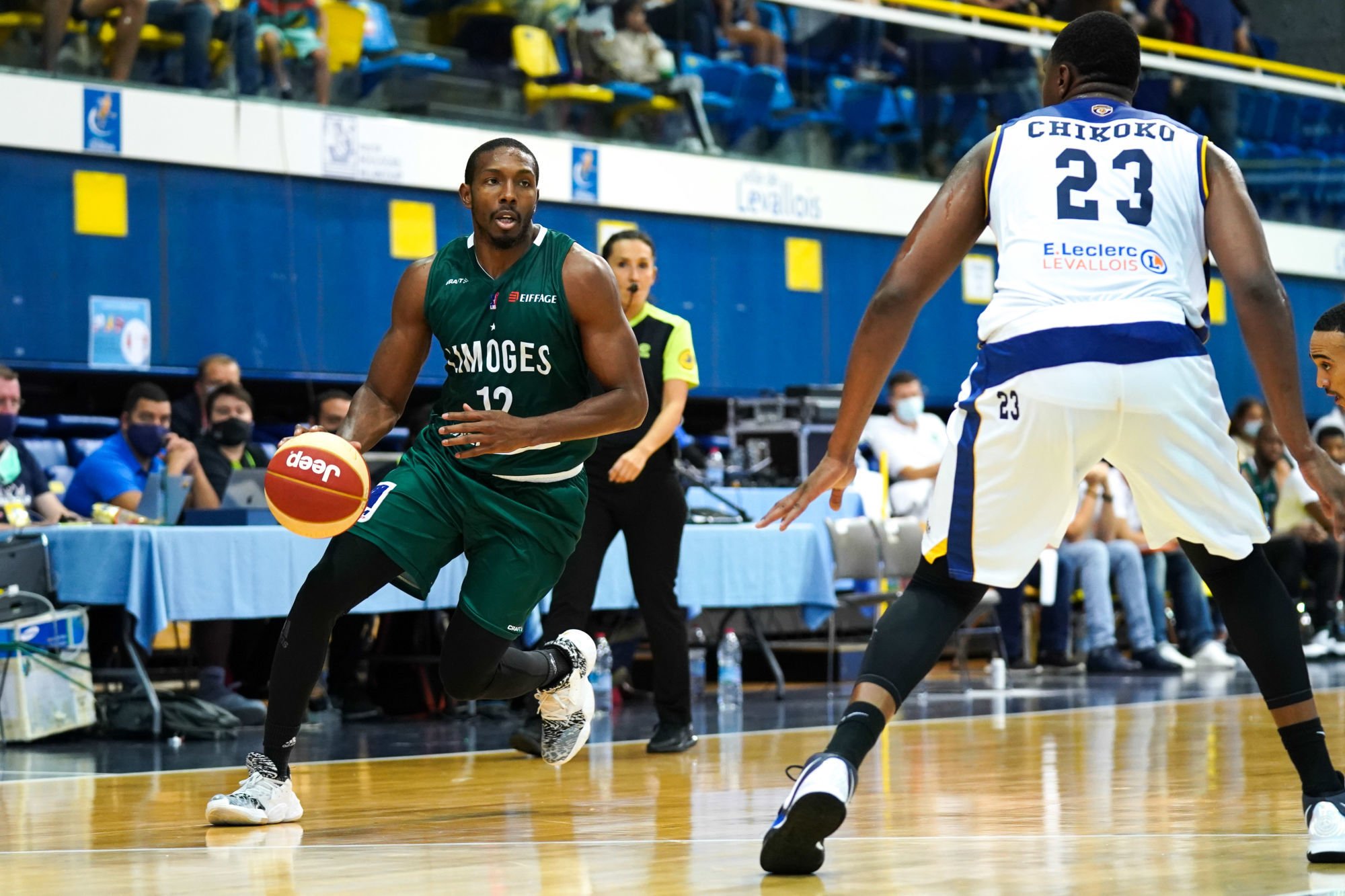 DeMarcus NELSON of Limoges CSP during the Michael Brooks Trophy match between Metropolitans 92 and Limoges on Setpember 12th, 2020 in Levallois-Peret, France. (Photo by Herve Bellenger/Icon Sport) - DeMarcus NELSON - Palais des sports Marcel-Cerdan - Levallois (France)