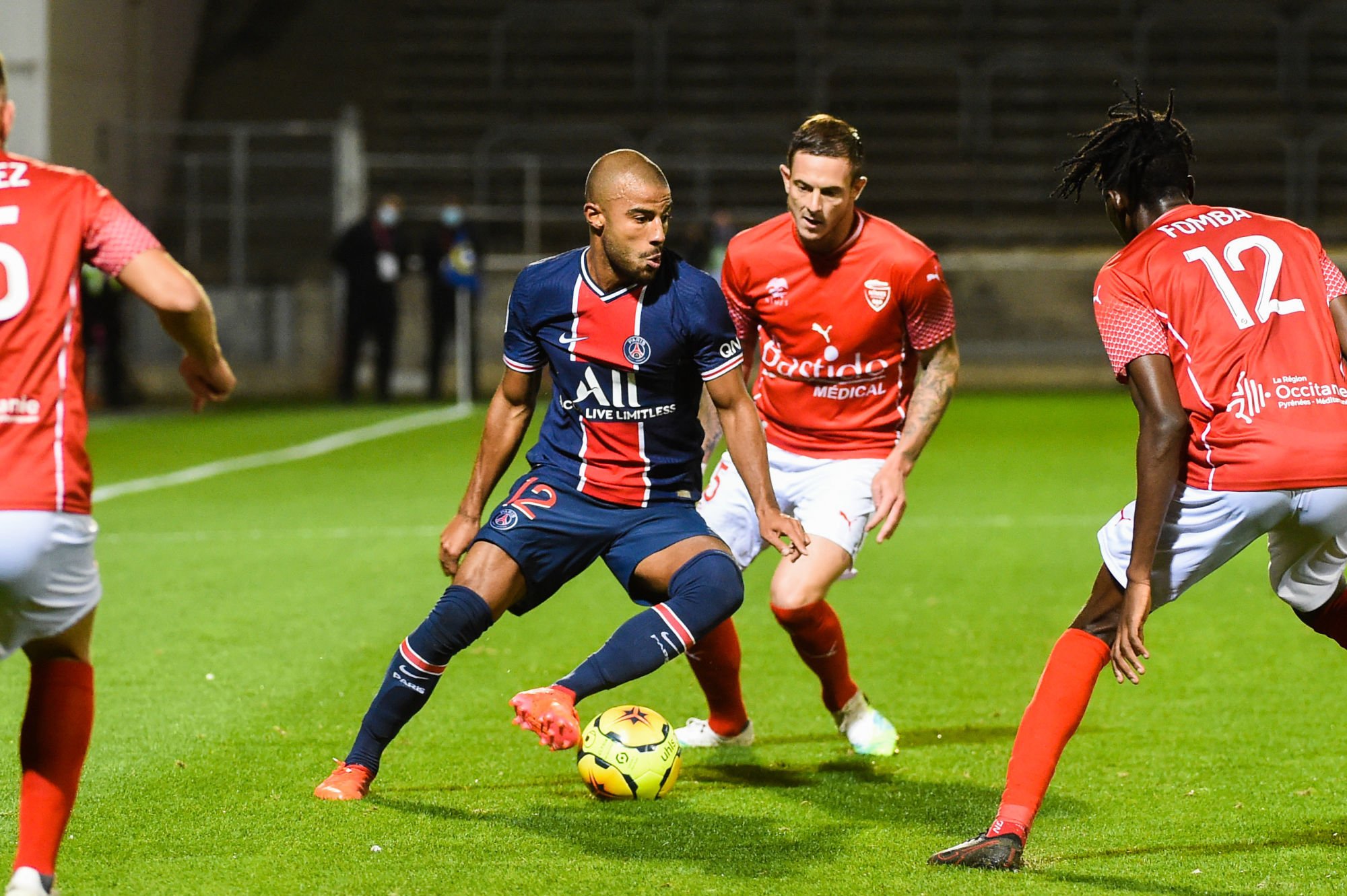 (Photo by Alexandre Dimou/Icon Sport) - Stade des Costières - Nimes (France)