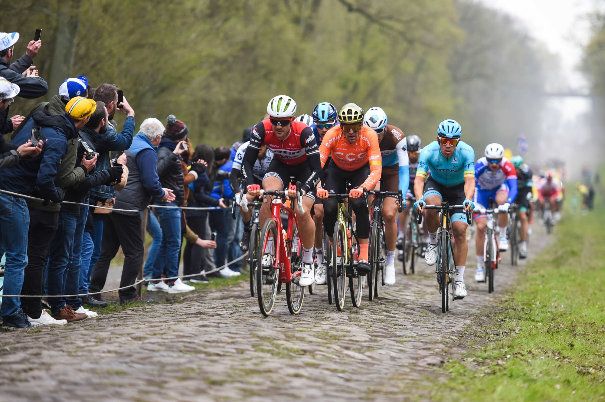 Greg Van Avermaet of CCC during the Paris - Roubaix race in Paris, France on April 14, 2019. 
Photo : Sirotti / Icon Sport