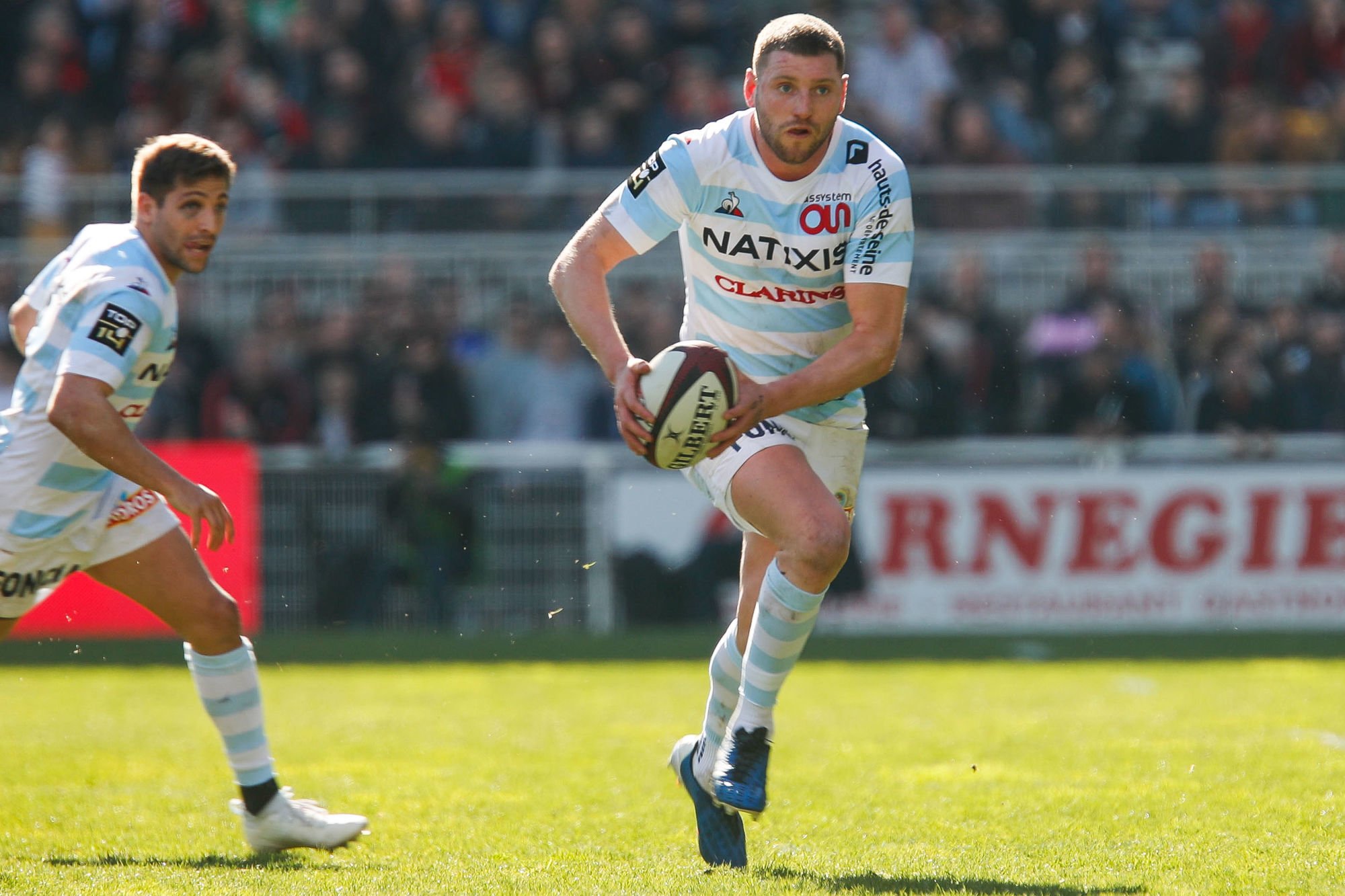Finn RUSSELL of Racing during the Top 14 match between Lyon Olympique Universitaire and Racing 92 on February 23, 2020 in Lyon, France. (Photo by Romain Biard/Icon Sport) - Finn RUSSELL - Lyon (France)
