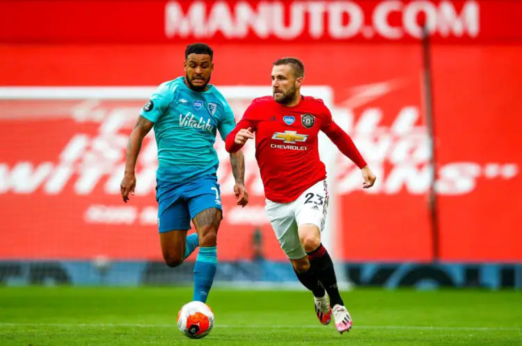 Manchester United Luke Shaw et Bournemouth - Joshua King 
Photo by Icon Sport