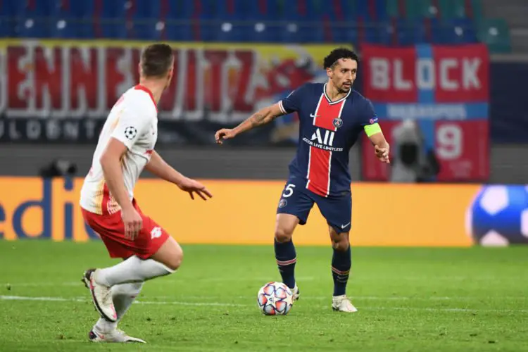 (Photo by Anthony Dibon/Icon Sport) - MARQUINHOS - Red Bull Arena - Leipzig (Allemagne)