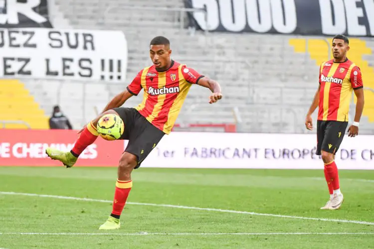 (Photo by Anthony Dibon/Icon Sport) - Loic BADE - Stade Bollaert-Delelis - Lens (France)