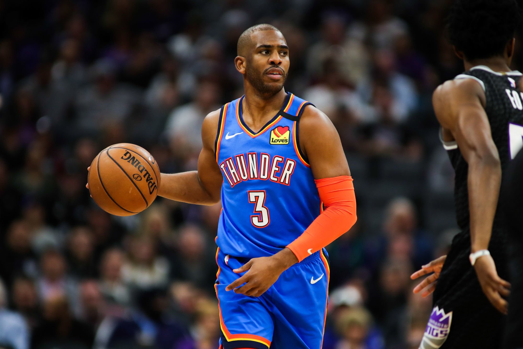 Chris Paul looks