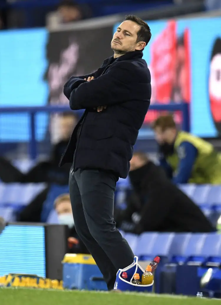 Chelsea manager Frank Lampard dejected on the touchline during the Premier League match at Goodison Park, Liverpool. 
By Icon Sport - Goodison Park  - Liverpool (Angleterre)