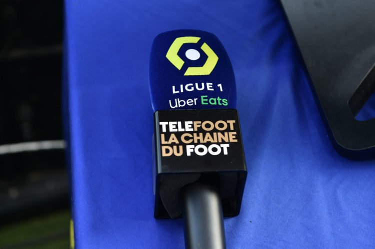 Illustration picture of Telefoot microphone during the Ligue 1 match between FC Nantes and Stade Brest at Stade de la Beaujoire on October 18, 2020 in Nantes, France. (Photo by Matthieu Mirville/Icon Sport) - --- - Stade de La Beaujoire - Louis Fonteneau - Nantes (France)