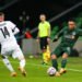 6405299 02.12.2020 Stade Rennes' Benjamin Bourigeaud, left, and Krasnodar's Cristian Ramirez struggle for a ball during the Champions League soccer match between Krasnodar and Stade Rennes, in Krasnodar, Russia. Vitaly Timkiv / Sputnik 


Photo by Icon Sport - Stade FK Krasnodar - Krasnodar (Russie)