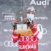 FLACHAU,AUSTRIA,16.JAN.21 - FIS World Cup, slalom, men,  award ceremony. Image shows the rejoicing of Manuel Feller (AUT). Photo: GEPA pictures/ Daniel Goetzhaber 
By Icon Sport - Flachau (Autriche)