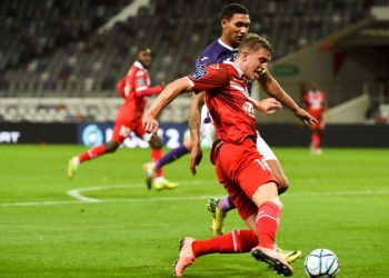 Baptiste GUILLAUME of Valenciennes  during the Ligue 2 match between Toulouse and Valenciennes on November 7, 2020 in Toulouse, France. (Photo by Alexandre Dimou/Icon Sport) - Baptiste GUILLAUME - Stadium Municipal - Toulouse (France)