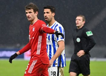 Bayern Munich's Thomas Mueller