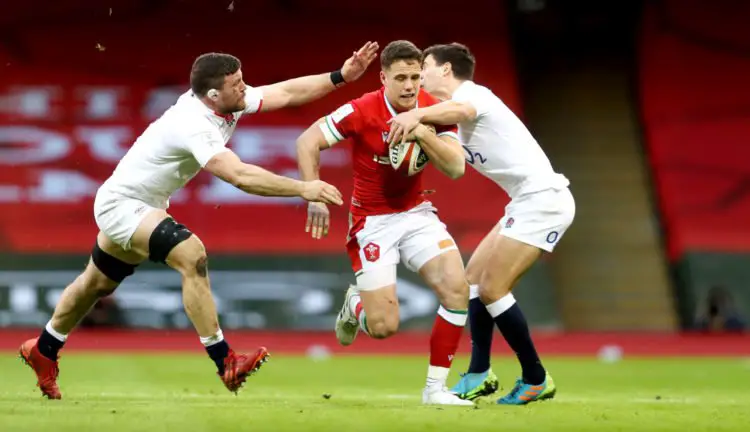 Keiran Hardy (pays de Galles), et Ben Youngs, Mark Wilson (Angleterre) 
By Icon Sport