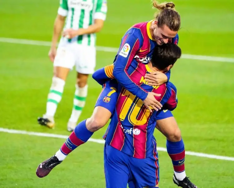 Leo Messi and Griezmann