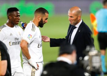 Real Madrid  Benzema y Zidane.