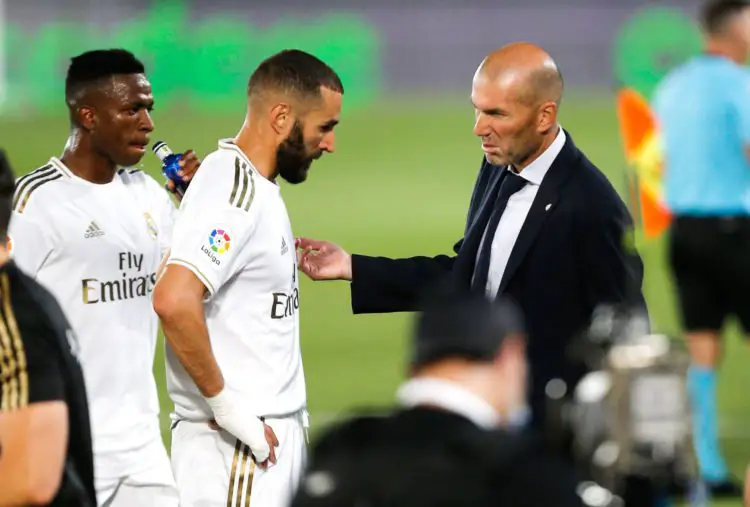 Real Madrid  Benzema y Zidane.