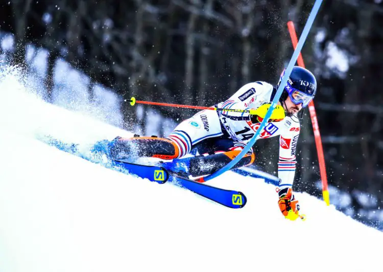 CHAMONIX,FRANCE,31.JAN.21 - ALPINE SKIING - FIS World Cup, slalom, men. Image shows Victor Muffat-Jeandet (FRA). Photo: GEPA pictures/ Mario Buehner 
Photo by Icon Sport