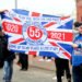 Les fans des Rangers célèbre le 55e titre de champion d'Ecosse
