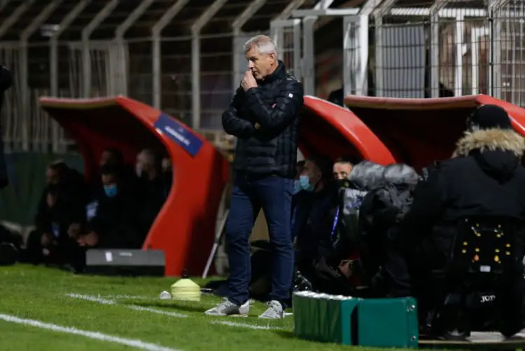Patrice GARANDE head coach of Toulouse during the French cup match between Aubagne and Toulouse on March 5, 2021 in Martigues, France. (Photo by Johnny Fidelin/Icon Sport) - Patrice GARANDE - Stade Francis Turcan - Martigues (France)