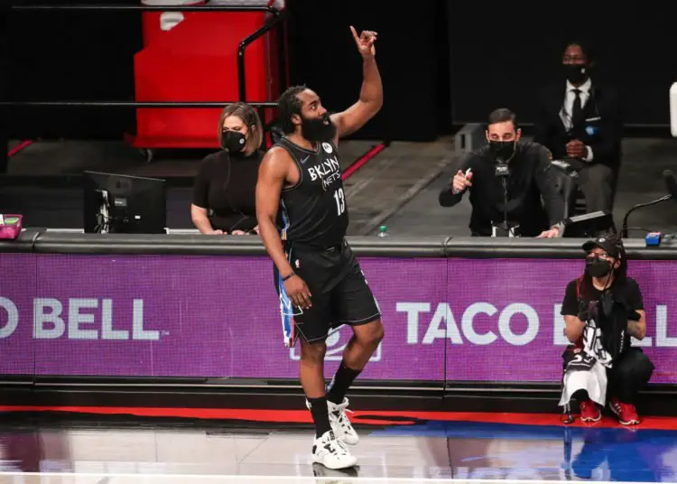 Brooklyn Nets guard James Harden (13)