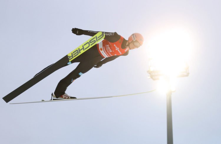 Karl Geiger saut à ski Obersdorf