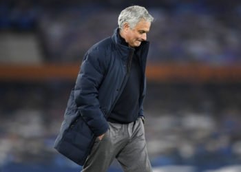 Tottenham Hotspur -Jose Mourinho walks 
By Icon Sport