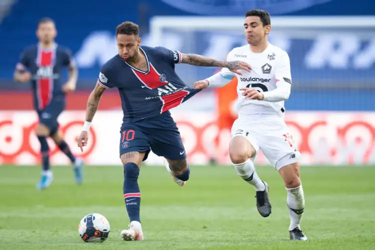 Neymar (PSG) et Benjamin André (LOSC)