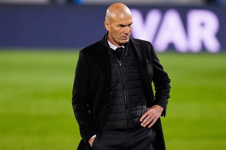 Real Madrid - Zinedine Zidane  (Photo by Ruben Albarran /Pressinphoto / Icon Sport)