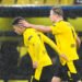 Dortmund - Jadon Sancho et Erling Haland. Photo: Bernd Thissen/dpa 
By Icon Sport