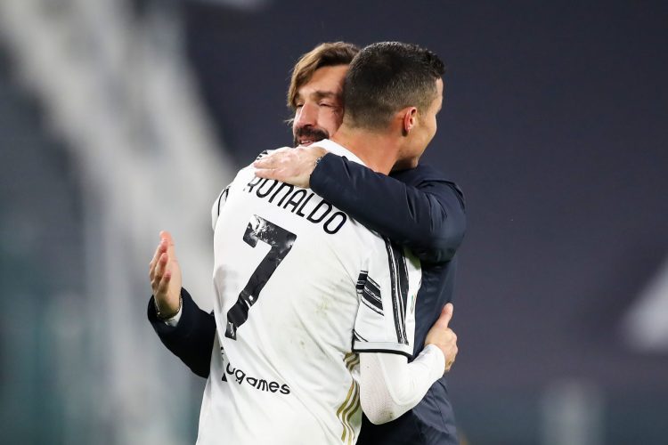 Andrea Pirlo - Juventus et Cristiano Ronaldo 
Photo by Icon Sport