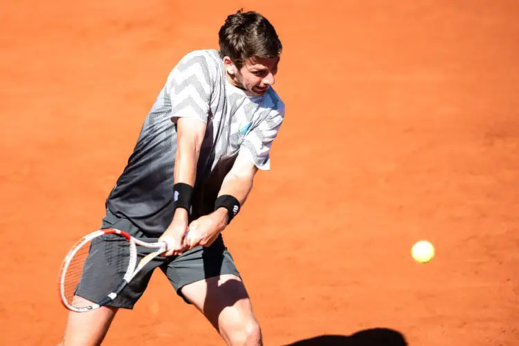 23rd April 2021; Real Club de Tennis, Barcelona, Catalonia, Spain; ATP Tour, Mens Singles, Barcelona Open Tennis;  Banc Sabadell Trofeo Conde de Godó; Cameron Norrie during his 6-1 and 6-4 loss to Rafael Nadal 
By Icon Sport - Cameron NORRIE