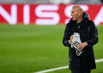 Real Madrid coach Zinedine Zidane