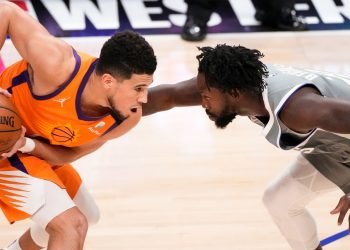 Phoenix Suns - Devin Booker et LA Clippers - Patrick Beverley Credit: Robert Hanashiro-USA TODAY Sports/Sipa USA  / Icon Sport