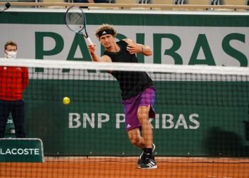 Alexander ZVEREV of Germany during the second round of Roland Garros at Roland Garros on June 4, 2021 in Paris, France. (Photo by Pierre Costabadie/Icon Sport) - Roland Garros - Paris (France)