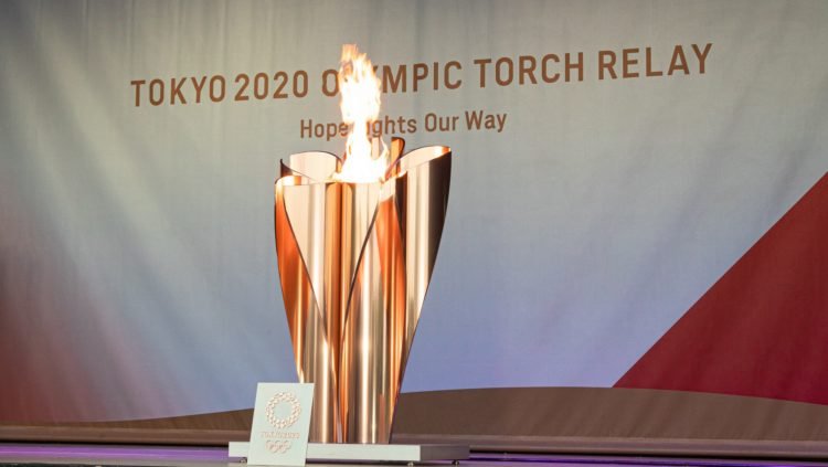 Flamme olympique à Sendai le 21 juin