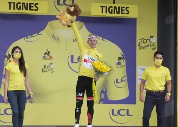 Tadej Pogacar maillot jaune du Tour de France