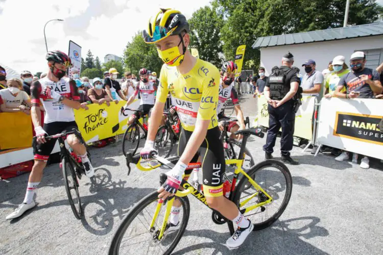 Tadej Pogacar maillot jaune Tour de France