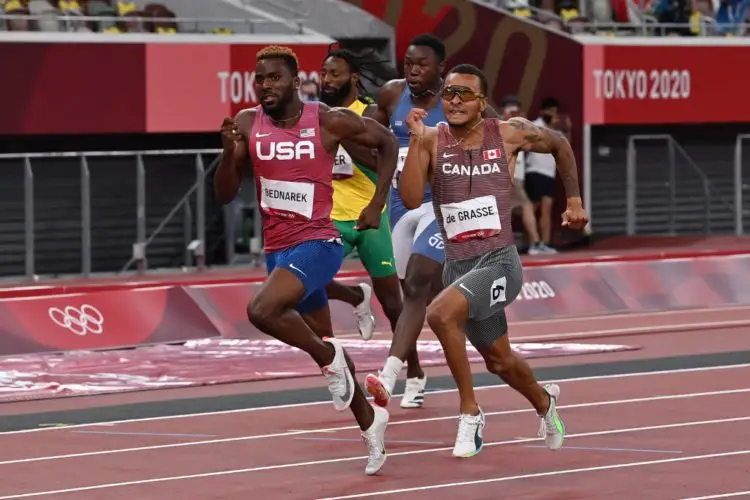 Andre de Grasse JO 2020 200 mètres