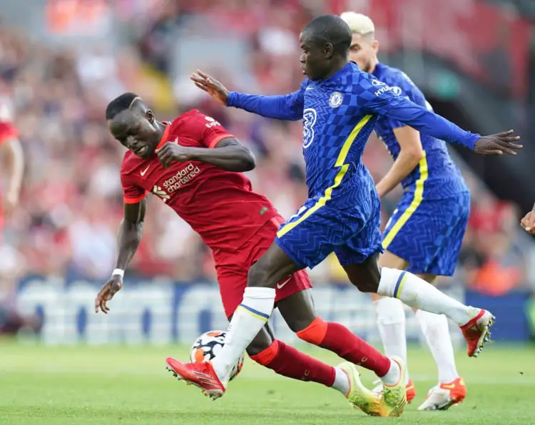Sadio Mane (Liverpool) face à N'Golo Kante (Chelsea)